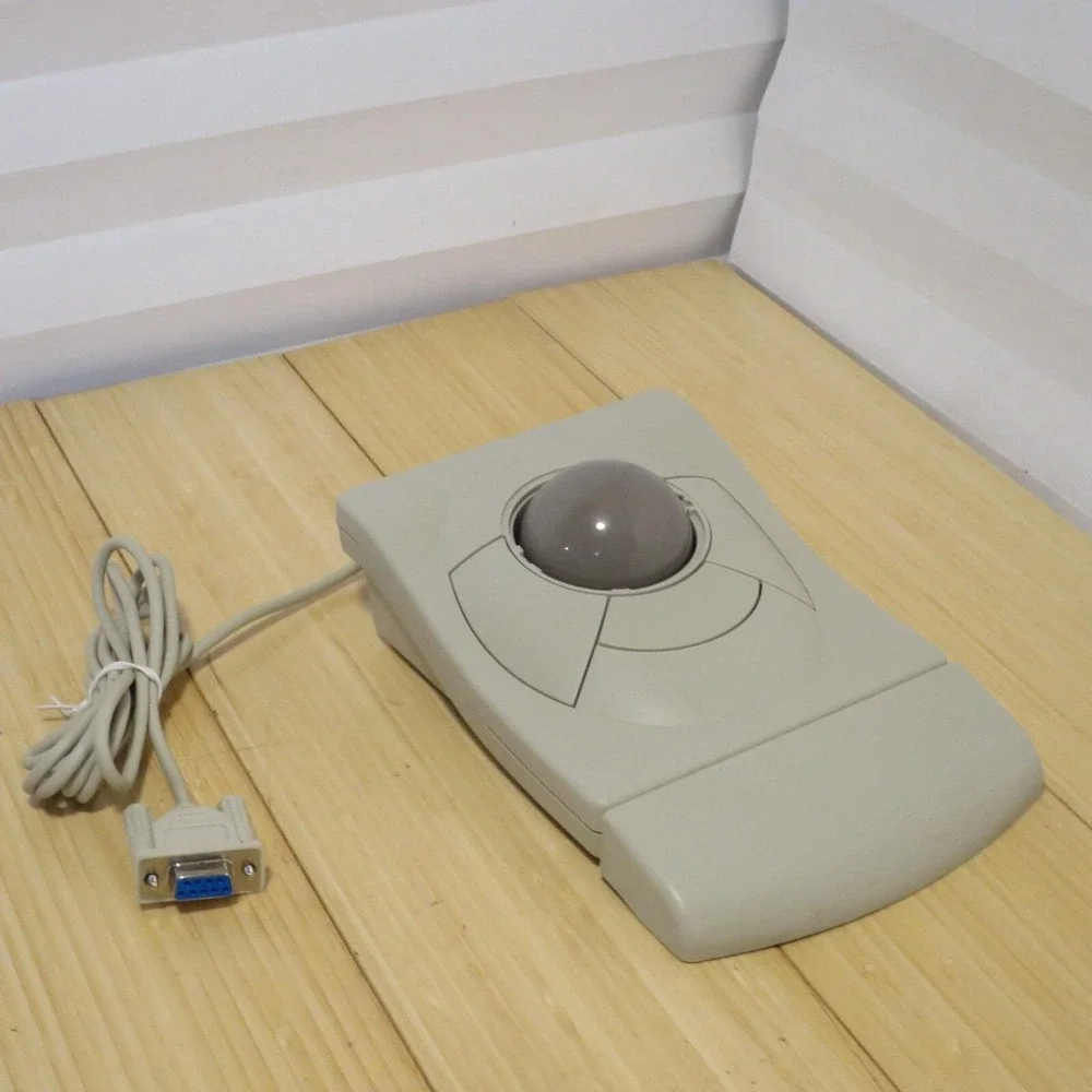 Vintage DRTRACK Trackball Roller Ball Mouse with 3 Buttons - Tested - See Notes‎